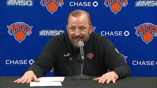 Tom Thibodeau Post Game Interview  New York Knicks vs Chicago Bulls [upl. by Atinus]