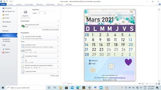 Comment Faire un calendrier avec Microsoft Word en 13 minutes [upl. by Ertnod]