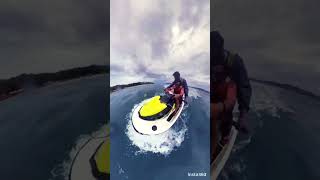 Jet Ski in Ross island andamanbeach jetski watersport rossisland viralvideo [upl. by Vevine]