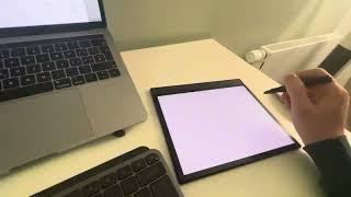 Use Your EInk Tablet NA3c for OnlineTeaching Anydesk Screensharing [upl. by Nyladnar]