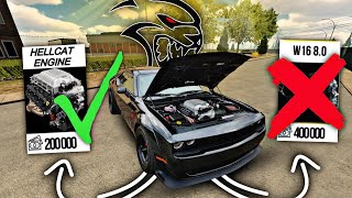 HOW TO GET THE HELLCAT WHINE BACK IN CAR PARKING MULTIPLAYER NO GLITCH [upl. by Auohp]