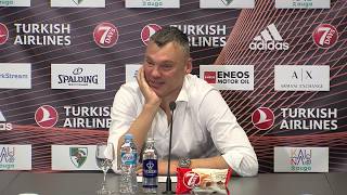 EuroLeague Žalgiris Kaunas – ASVEL Villeurbanne press conference [upl. by Morehouse]