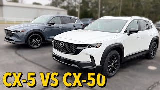 Mazda CX50 Preferred Plus vs Mazda CX5 Carbon Edition Comparison in 8 minutes [upl. by Carilyn]