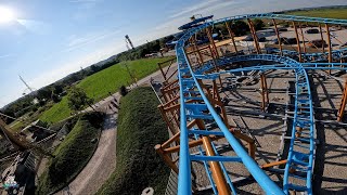 Berg und Tal Hetz  POV  Skyline Park  Visa Coasters  Family Launch Coaster  MX624 [upl. by Aicenet]