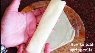 Make spring roll sheets samosa patti at home Homemade multipurpose wrappers [upl. by Levenson]