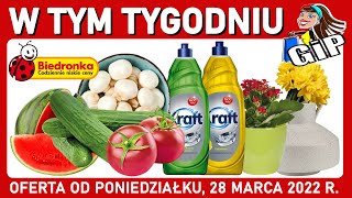 BIEDRONKA  Nowa Gazetka od Poniedziałku 28032022  W Tym Tygodniu [upl. by Fradin230]