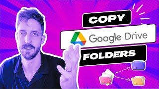 Copy Folders in Google Drive  FAST amp EASY Tutorial [upl. by Ruthy]