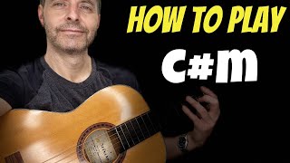 How To Play The C m Dbm Chord Guitar Tutorial [upl. by Cordell989]