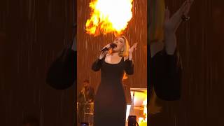 Powerful Set Fire To The Rain adele weekendswithadele concert highlights shorts fyp [upl. by Valerye]