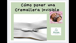 Aprendamos juntas con Janome Cómo poner una cremallera invisible [upl. by Moncear31]