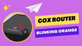 cox router blinking orange [upl. by Chud]