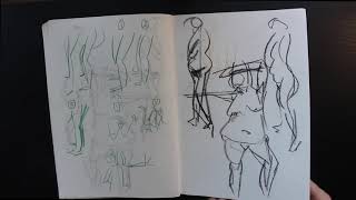 IADTBCFE ANIMATION PORTFOLIO Observational Sketchbook Aug 19  Jan 20 [upl. by Rosse]