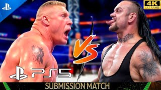 Brock Lesnar Vs Undertaker  One on One Submission Match [upl. by Rusell]