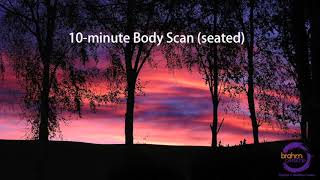 10min Body Scan Seated Mindfulness Practice  Angie Chew [upl. by Aiderfla797]