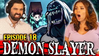 DEMON SLAYER EPISODE 18 REACTION A Forged Bond 1x18 REACTION [upl. by Elorac]