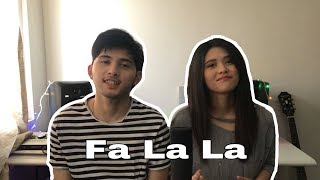 Justin bieber  Fa la la Ft Boyz ll Men Cover by Aiana and Miko [upl. by Olmsted]