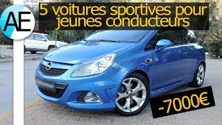 Top 5 meilleurs voitures sportives pour jeunes conducteurs  budget 7000€ [upl. by Nide970]