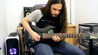 VEIL OF MAYA  quotDoublespeakquot Guitar Cover [upl. by Nicholle]