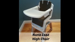 Nuna Zaaz High Chair Review [upl. by Sande]