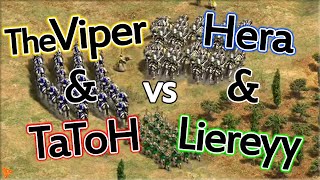 TheViper amp TaToH vs Hera amp Liereyy Massive 2v2 [upl. by Ecinej857]