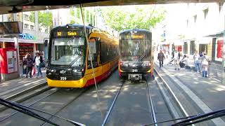 Riding the Karlsruhe Historic Tram  Karlsruhe Germany [upl. by Amar]