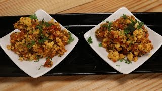 Paneer Bhurji  5 Best Paneer Recipes  Sanjeev Kapoor Khazana [upl. by Eahcim]