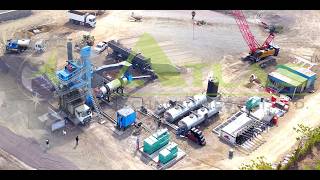 STATIONARY ASPHALT BATCH MIX PLANT CAPACITY 80100 TPH MODEL EM1250 ANILAO ILOILO PHILIPPINES [upl. by Furiya]