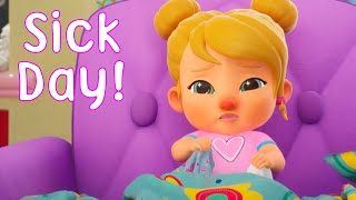 Dolls Sick Day Routine Baby Lulu is Sick  Doll Videos for Kids [upl. by Egiedan]