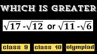 irrational number comparison  which is greater  Olympiad  maths [upl. by Hamlen595]