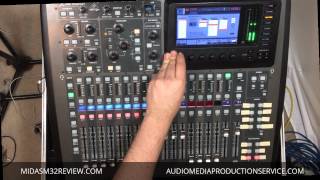 Midas M32  Behringer X32  Matrix as crossover [upl. by Seabrook]