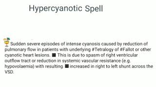 Hypercyanotic Spell  Tet Spell ❤❤❤❤  Presentation [upl. by Aneeres746]