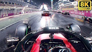 F1® 23  8k Resolution Hyper Realism Rain Mod Ray Tracing RTX 4090 Max Settings PC Gameplay [upl. by Samohtnhoj336]