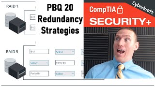 Redundancy Strategies and RAID  CompTIA Security Performance Based Question [upl. by Arin229]