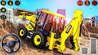 JCB Backhoe Loader Simulator  Railway Bridge JCB Games 3D  Android GamePlay [upl. by Hagar217]