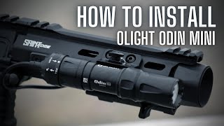 HOW TO INSTALL THE OLIGHT MINI FLASHLIGHT ON YOUR AR RIFLE [upl. by Marlee]