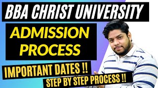 Christ University BBA Admission process 2022 Entrance exam syllabus pattern complete details [upl. by Goldsmith]