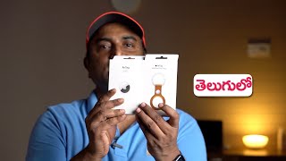 AirTags Unboxing amp Demo  AirTag Leather Key Ring Unboxing  Telugu [upl. by Lelah900]