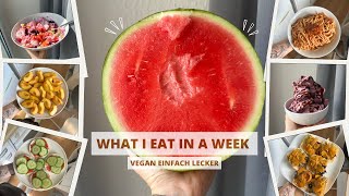 What I eat in a week vegan  Einkäufe [upl. by Lebasiram297]