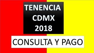 Tenencia 2019 CDMX DF ✅✅✅ Pago de Tenencia  Consultar Adeudos [upl. by Alyn]