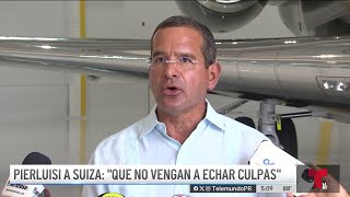 Pierluisi sale en defensa del gobierno y truena contra Suiza Dairy [upl. by Eladnar]