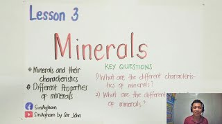 Lesson 3  Minerals [upl. by Leahcim]