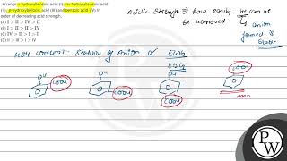 Arrange ohydroxybenzoic acid I \ m \hydroxybenzoic acid II \ p \hydroxybenzoic acid [upl. by Clance]