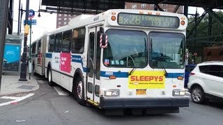 MTA 1999 New Flyer D60HF quotGalaxyquot Articulated 4800ex5392 Bx28 bus [upl. by Sicard624]