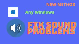 How To Fix Sound or Audio Problems on Windows  no sound fix  Audio Driver Issue  Sound Issues [upl. by Eirrem351]