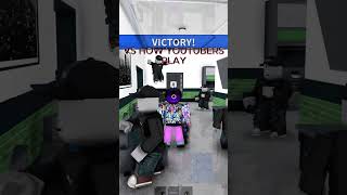 how tiktokers play mm2 VS how youtubers play mm2 mm2 mm2glitch roblox fyp flick [upl. by Vanhook570]