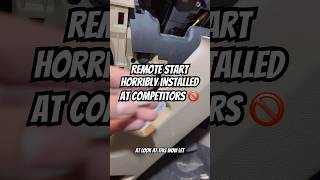 Remote Car Starter Installed elsewhere wasn’t installed right right but I fixed it [upl. by Lledualc]