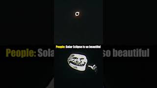 Solar Eclipse ☠️☠️ space solareclipse universe spacefascination cosmicscience planet [upl. by Shanda]