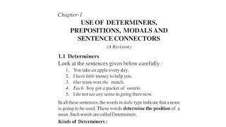 Class 10 English Grammar  Revision of Determiners exercises [upl. by Bruce]