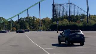 Kingda Ka Launching From the Parking Lot October 20 2024 [upl. by Erick]