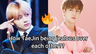 TaeJin jealous moments 👿 Whose jealousy is dangerous😈 [upl. by Caneghem479]